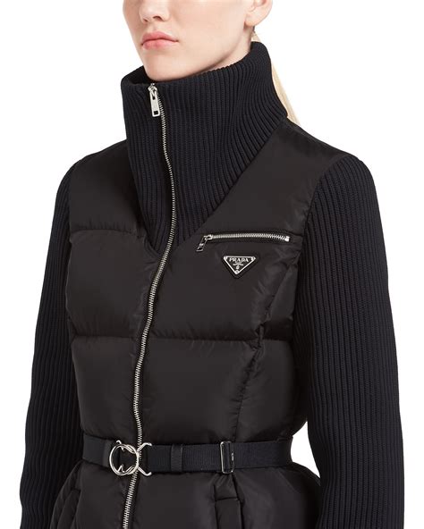 prada hacke|prada puffer jacket women's.